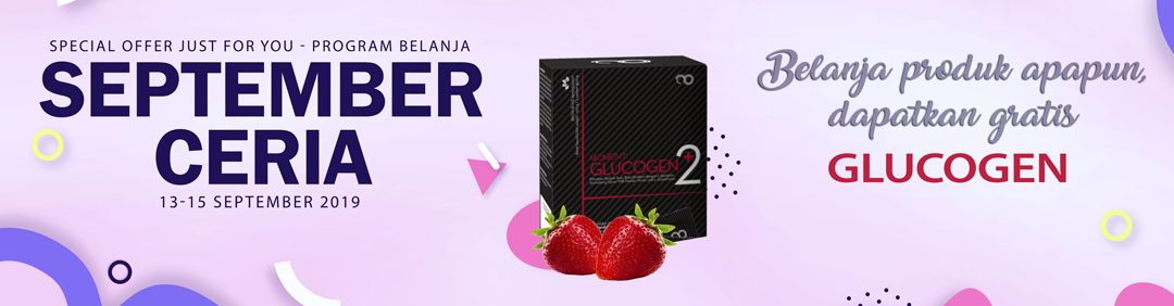 September Ceria, GRATIS Glucogen!